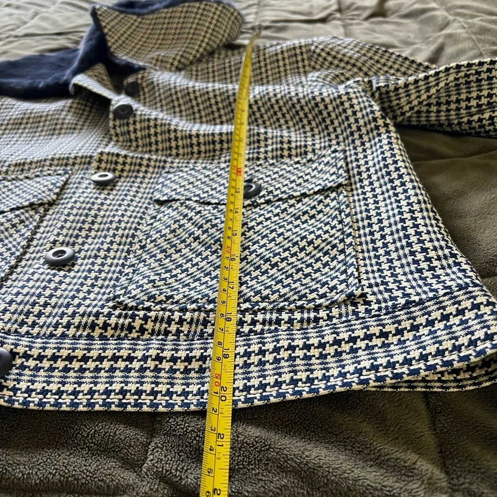 Anthropologie Maeve Tweed Faux Fur-Collar Jacket NWT - Picture 11 of 12